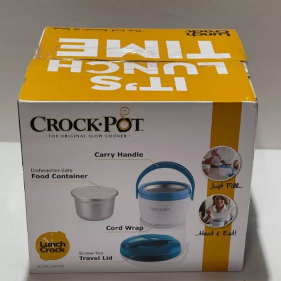 NEW! Crok-Pot Lunch Crock Food Warmer 20 Oz. Heat Travel Carry Slow Cooker - Picture 2 of 5